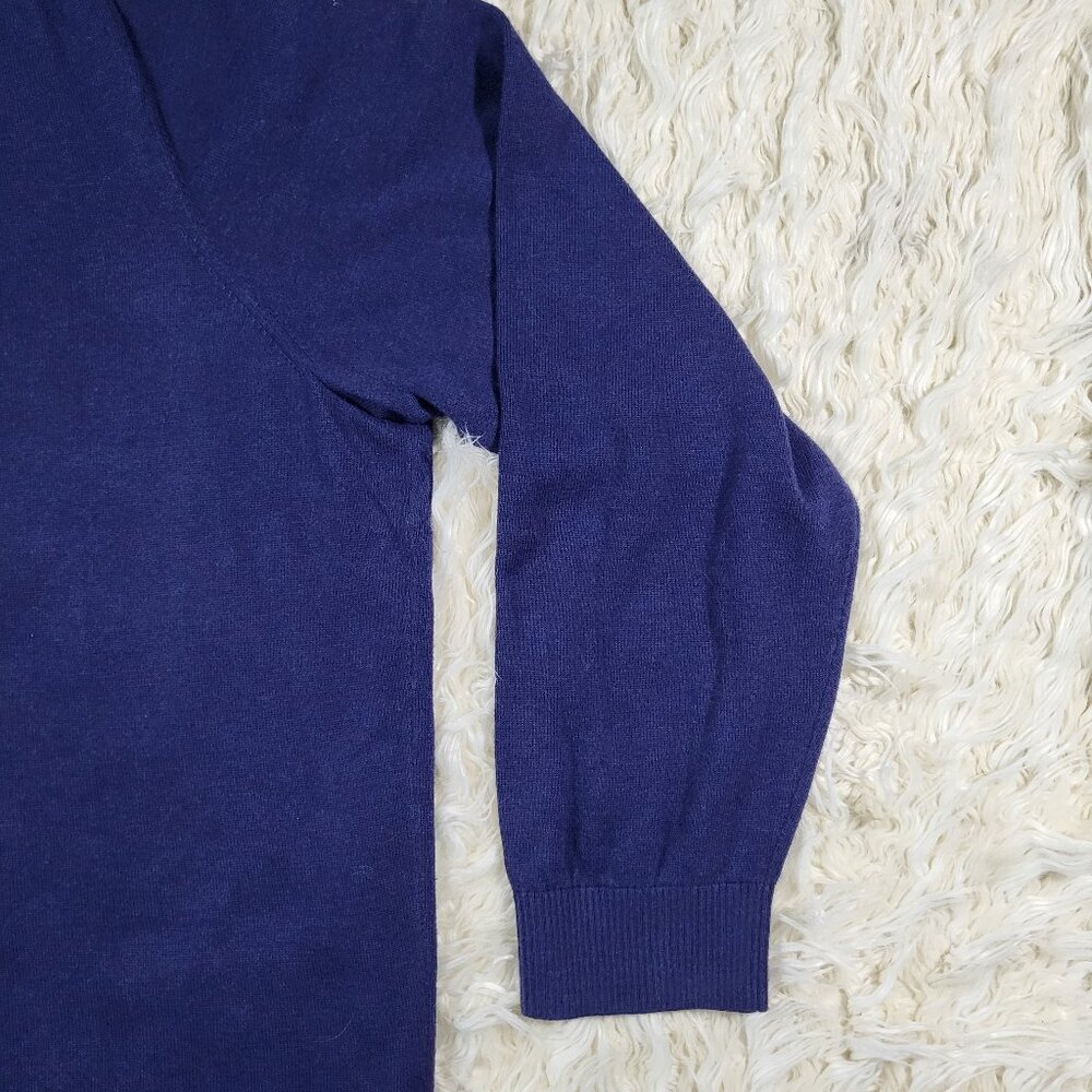 Vineyard Vines Navy Blue Quarter Zip Mens Sweater XXL - Picture 14 of 15